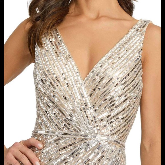 Mac Duggal sequinned long evening dress💫 - Picture 3 of 11